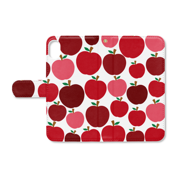 手帳型iPhoneケース - iPhone XR - ストラップ穴 あり