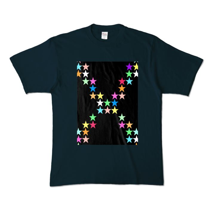 カラーTシャツ - XL - ネイビー (濃色)