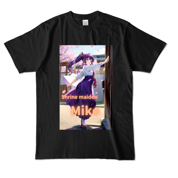 カラーTシャツ - L - ブラック (濃色)