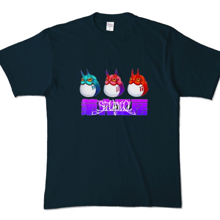 カラーTシャツ - XL - ネイビー (濃色)