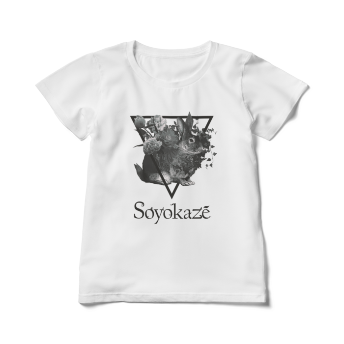 レディースTシャツ - L - 白（モノトーン）