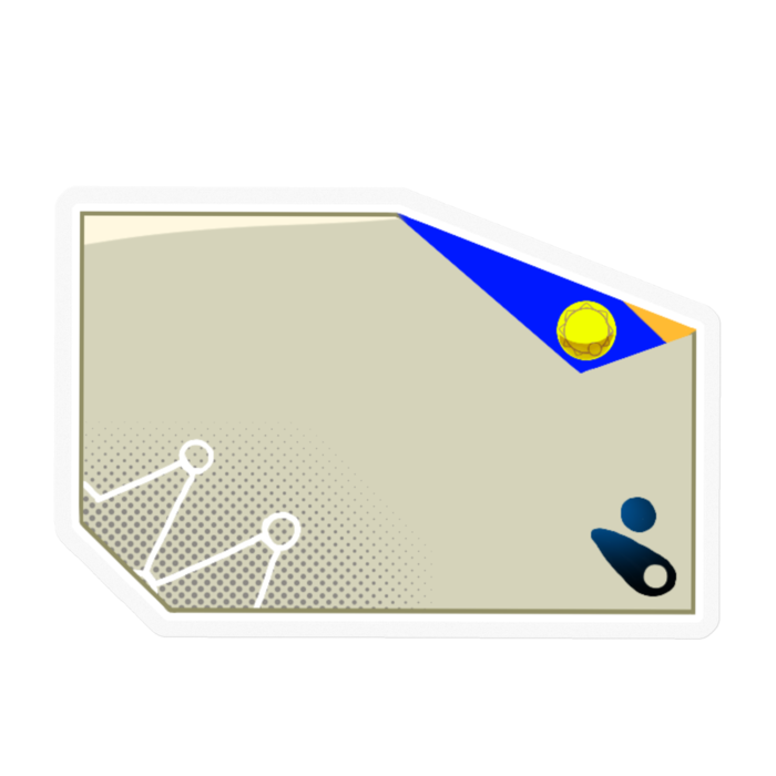 ステッカー - 100 x 100 (mm)