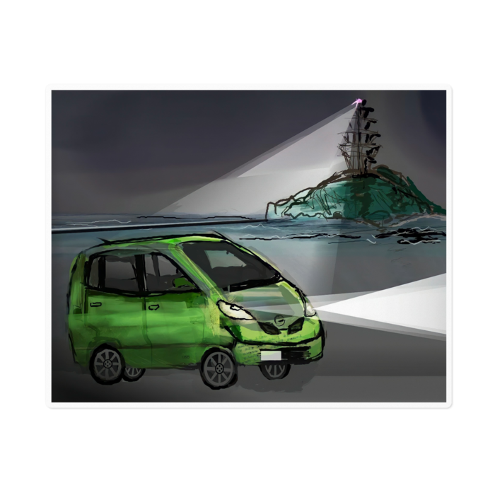 ステッカー - 160 x 160 (mm)
