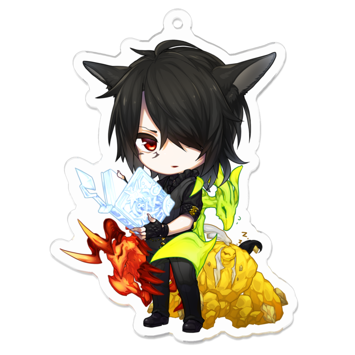 アクリルキーホルダー - 70 x 70 (mm)