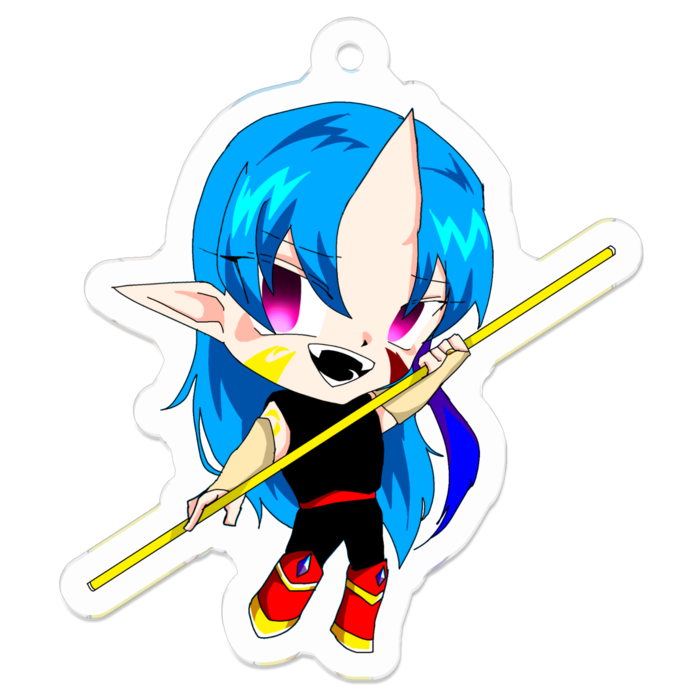 アクリルキーホルダー - 50 x 50 (mm)