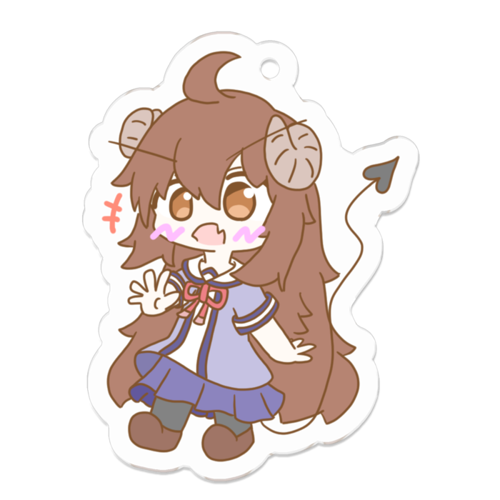 アクリルキーホルダー - 50 x 50 (mm)