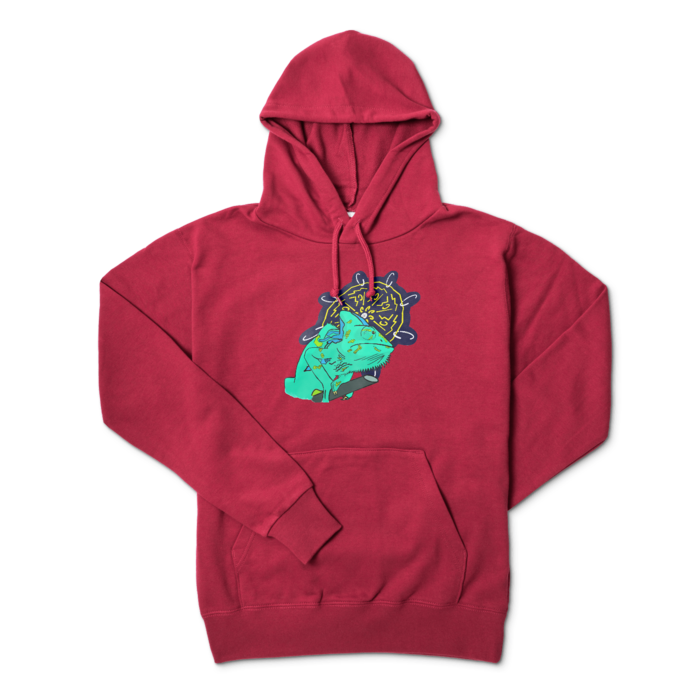 パーカー - L - バーガンディ