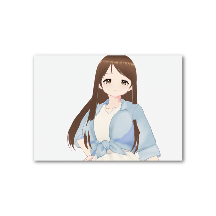 フォト風カード - 横 - 片面