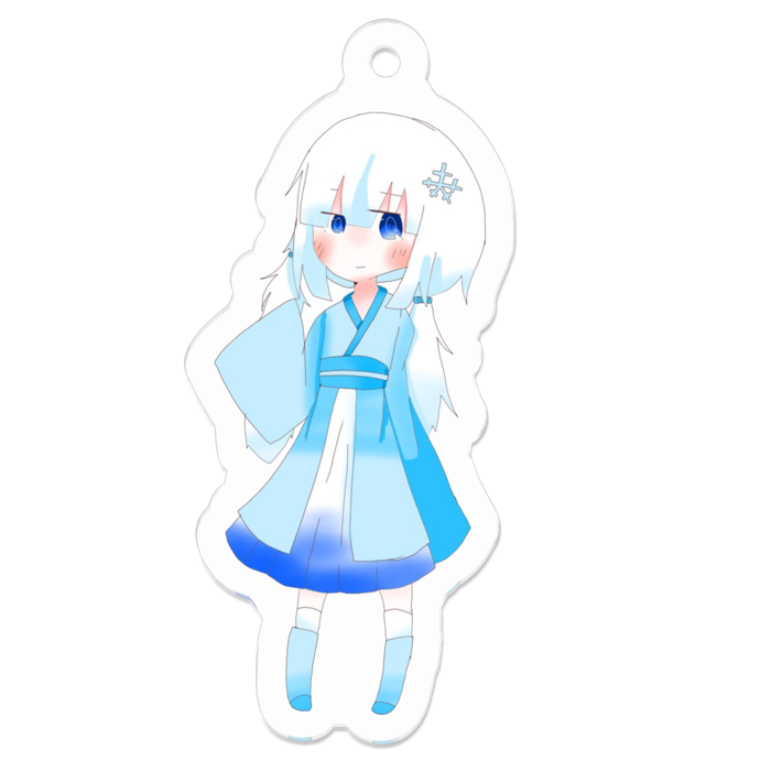 アクリルキーホルダー - 50 x 50 (mm)