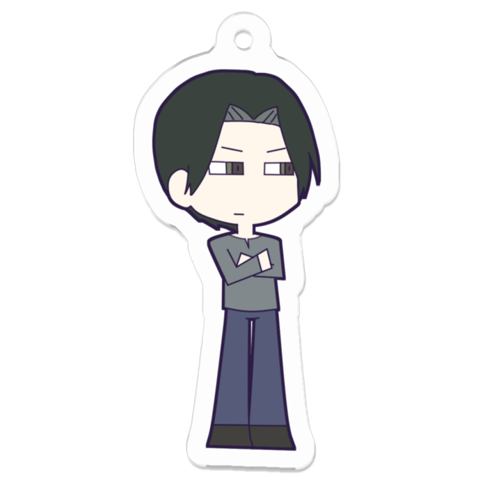 アクリルキーホルダー（コーティング） - 50 x 50 (mm)