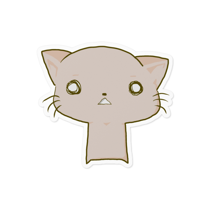 ステッカー - 100 x 100 (mm)