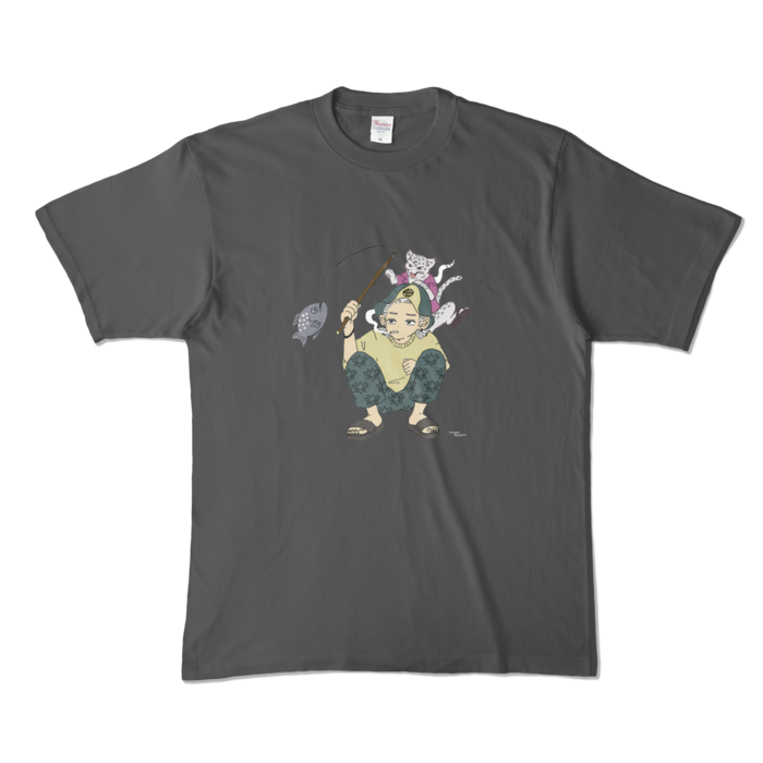 カラーTシャツ - XL - チャコール (濃色)