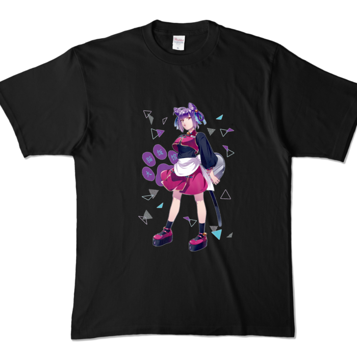 カラーTシャツ - XL - ブラック (濃色)