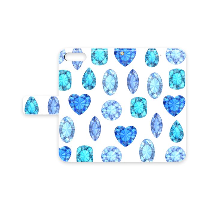 手帳型iPhoneケース - iPhone 8 Plus / 7 Plus - ストラップ穴 あり