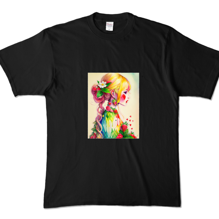 カラーTシャツ - XL - ブラック (濃色)