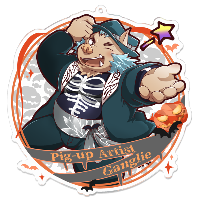 アクリルキーホルダー - 100 x 100 (mm)