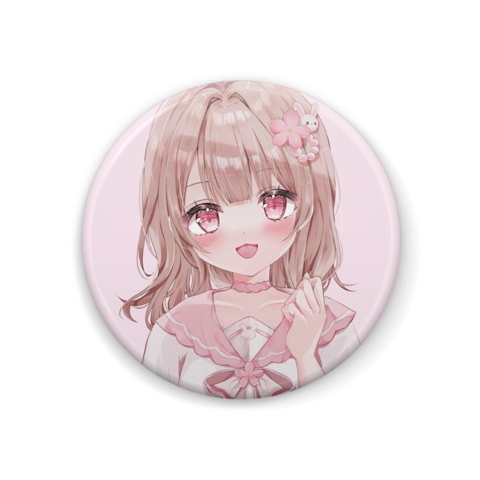 ななぽこ缶バッジ(アイコン画像:通常)44mm
