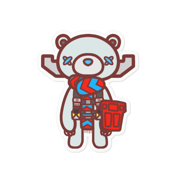 ステッカー - 100 x 100 (mm)