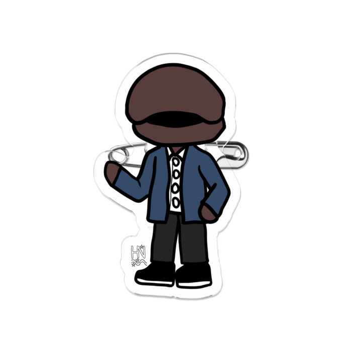 アクリルバッジ - 50 x 50 (mm)