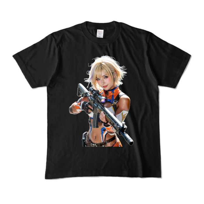 カラーTシャツ - M - ブラック （濃色）