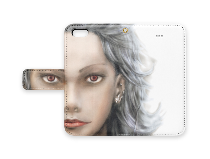 手帳型iPhoneケース - iPhone 5 / SE - ストラップ穴 あり