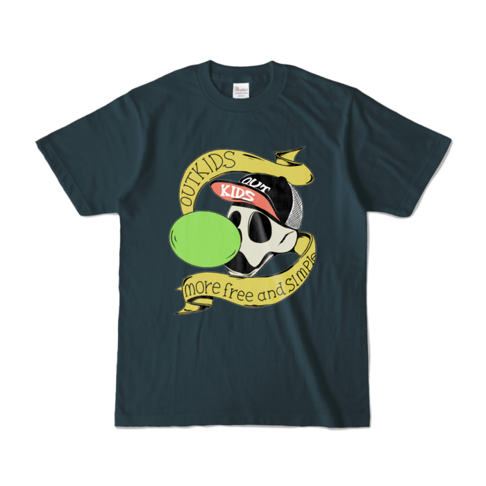 カラーTシャツ - S - デニム (濃色)