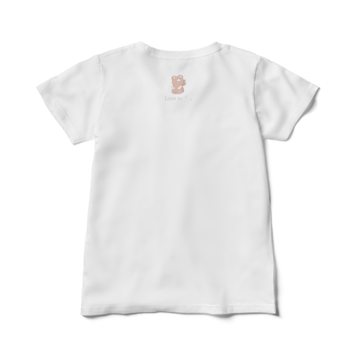 レディースTシャツ - L - 白/Brown