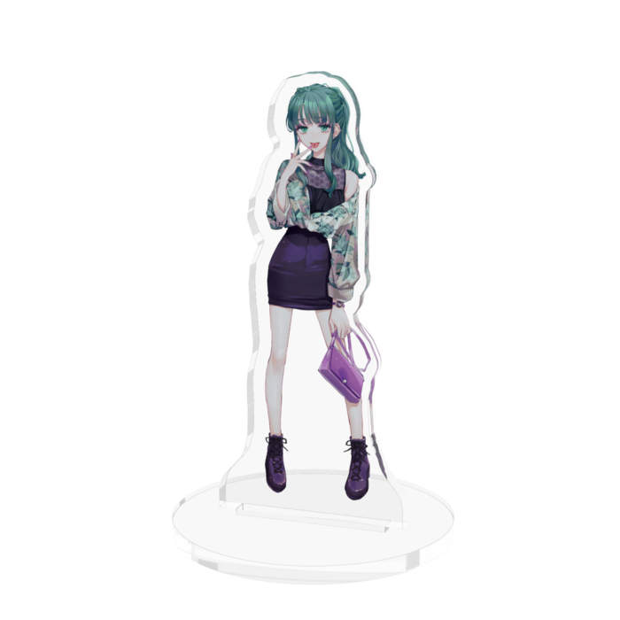 アクリルフィギュアサングラス無し - 70x70mm