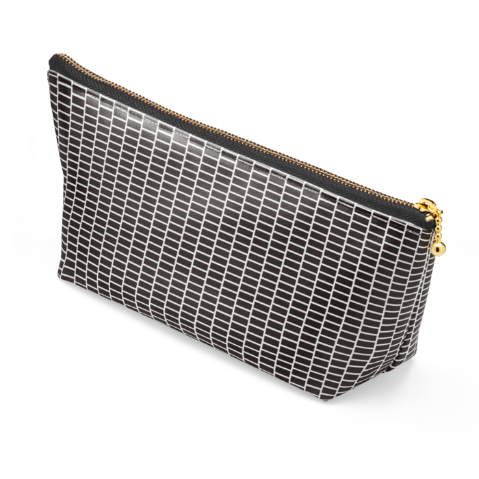 ポーチ - 長さ21.5cm / 高さ10cm - ブラック