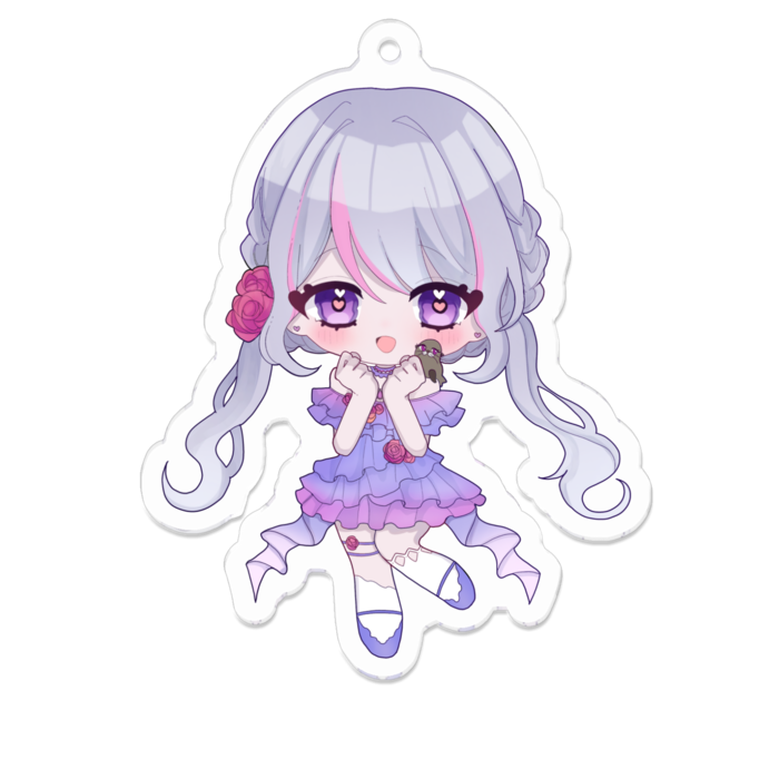 アクリルキーホルダー - 70 x 70 (mm)