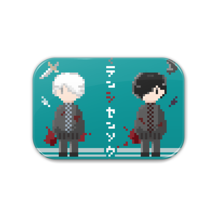 缶バッジ - 角丸 76x51mm