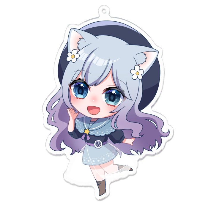 アクリルキーホルダー - 100 x 100 (mm)