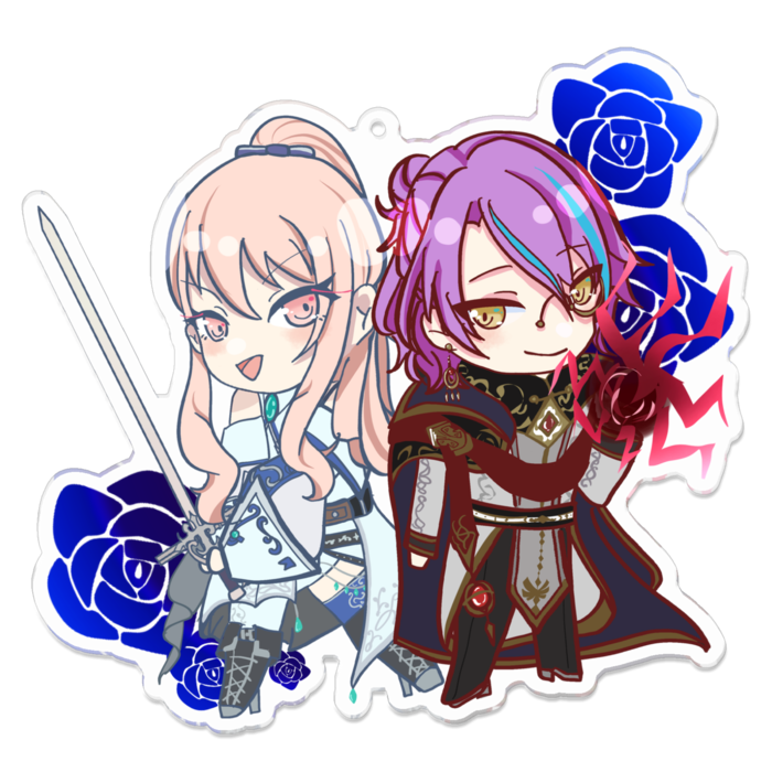 アクリルキーホルダー - 100 x 100 (mm)