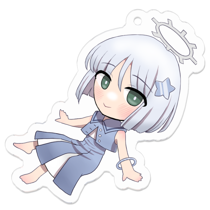 アクリルキーホルダー - 50 x 50 (mm)