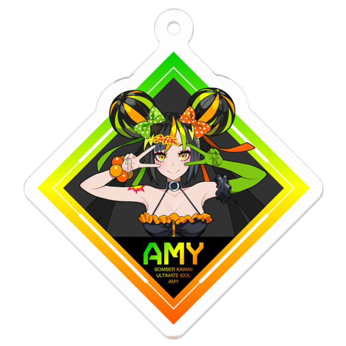 アクリルキーホルダー - 50 x 50 (mm)