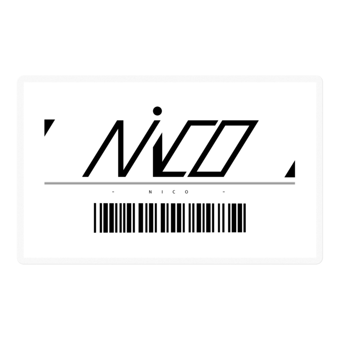 ステッカー - 100 x 100 (mm)