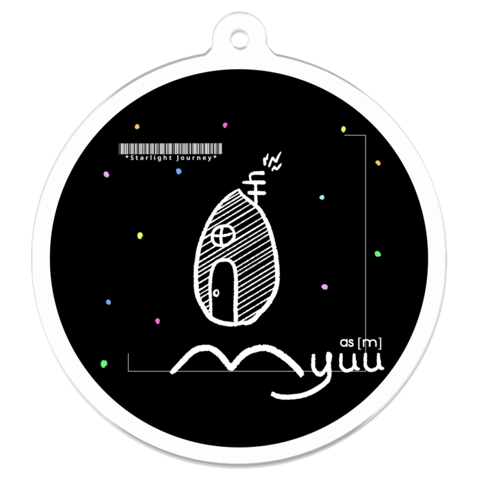 アクリルキーホルダー(コーティング) - 50 x 50 (mm)