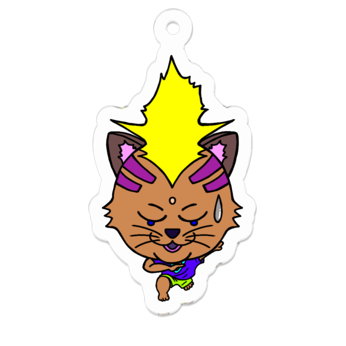 アクリルキーホルダー（コーティング） - 50 x 50 (mm)