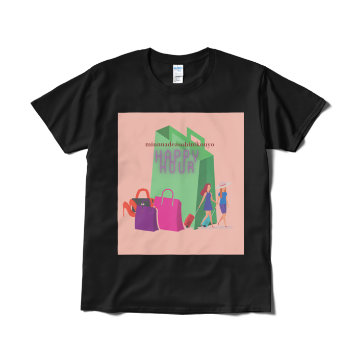 Tシャツ(短納期) - L - ブラック