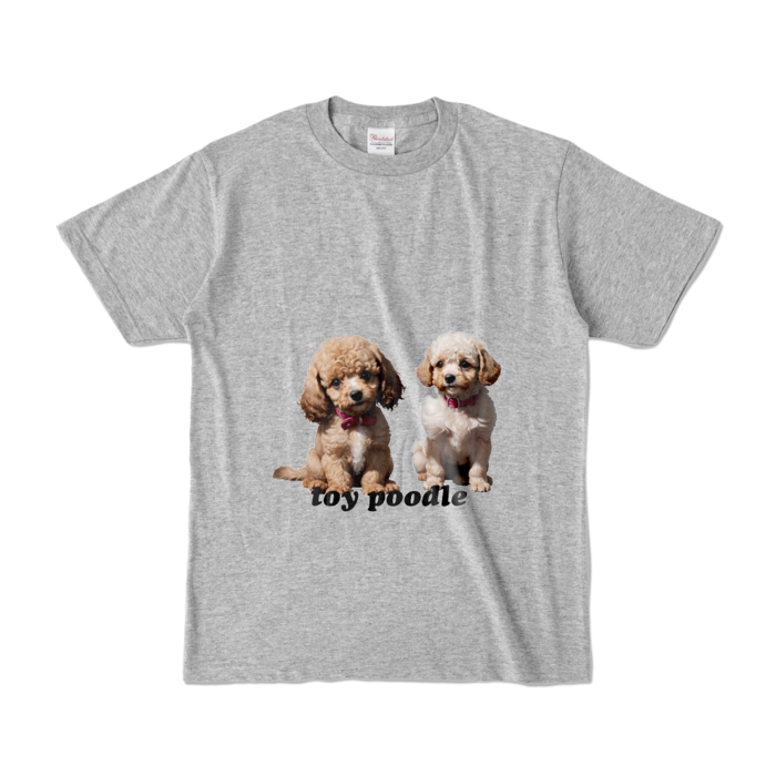 カラーTシャツ - S - 杢グレー (濃色)