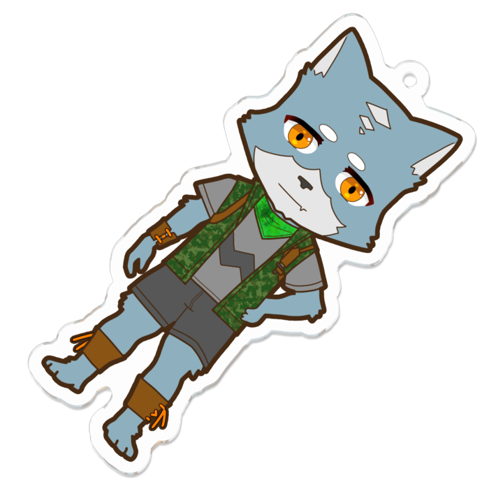 アクリルキーホルダー - 70 x 70 (mm)