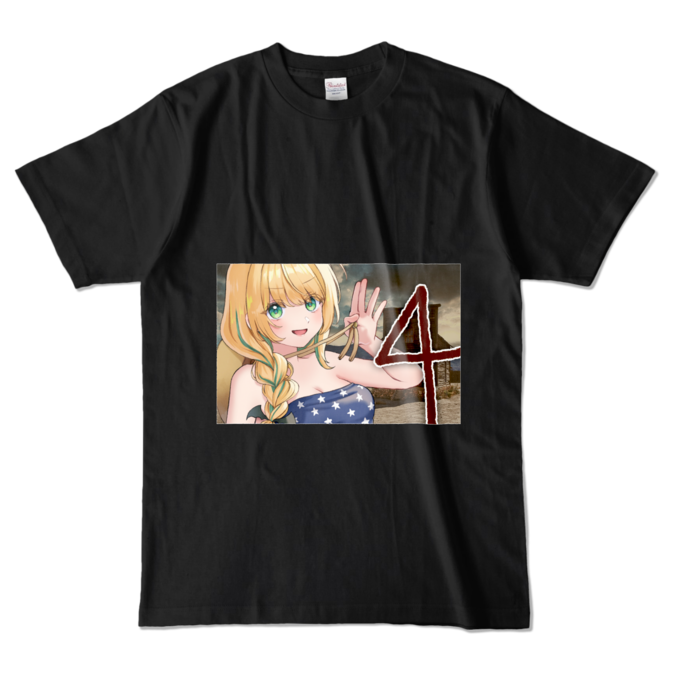 カラーTシャツ - L - ブラック (濃色)