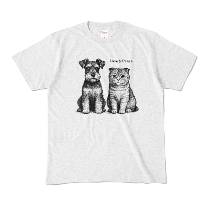 カラーTシャツ - M - アッシュ (淡色)