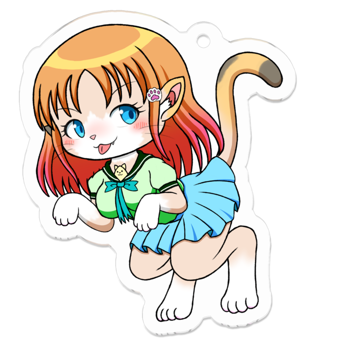 アクリルキーホルダー - 50 x 50 (mm)