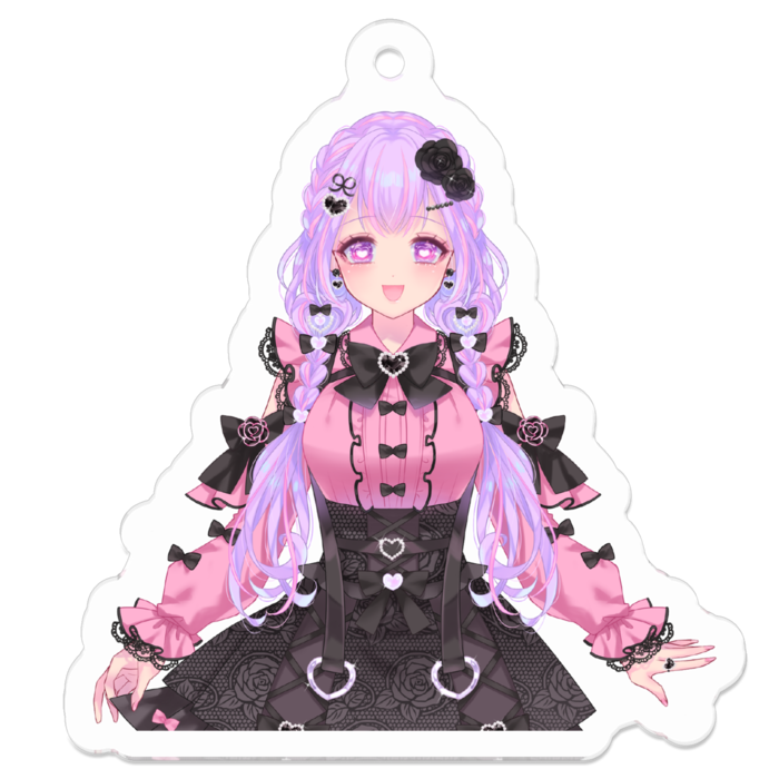 アクリルキーホルダー（コーティング） - 50 x 50 (mm)