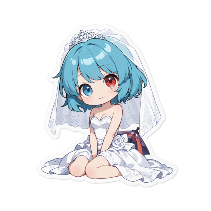 ステッカー - 100 x 100 (mm)(キャラのみ)