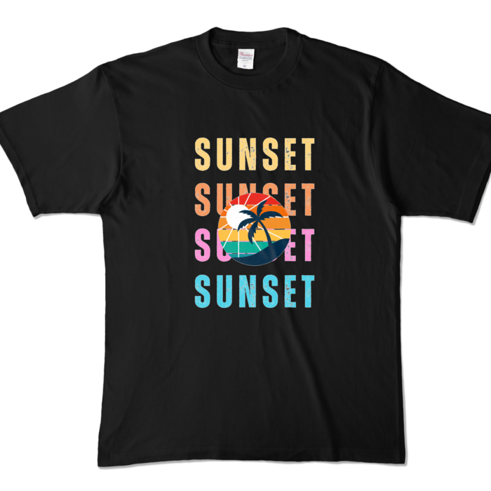 カラーTシャツ - XL - ブラック (濃色)