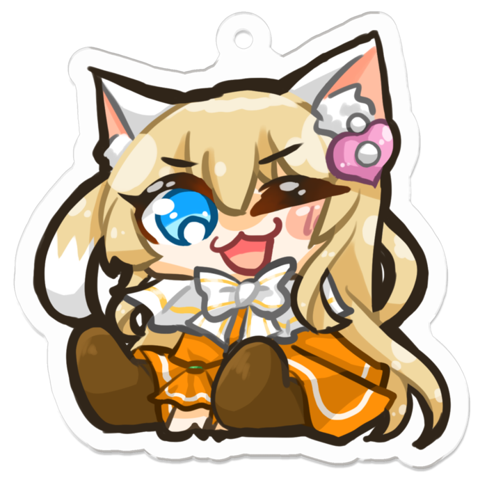 アクリルキーホルダー - 50 x 50 (mm)