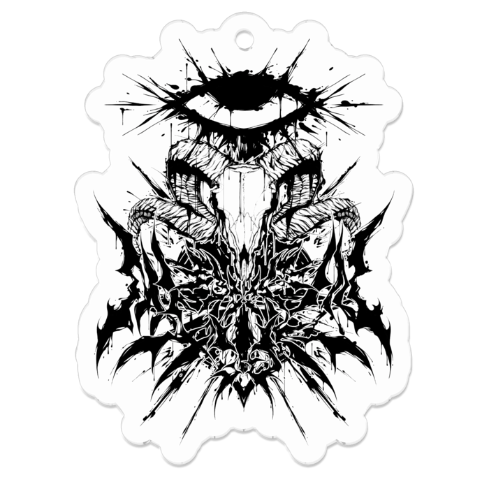 アクリルキーホルダー - 50 x 50 (mm)