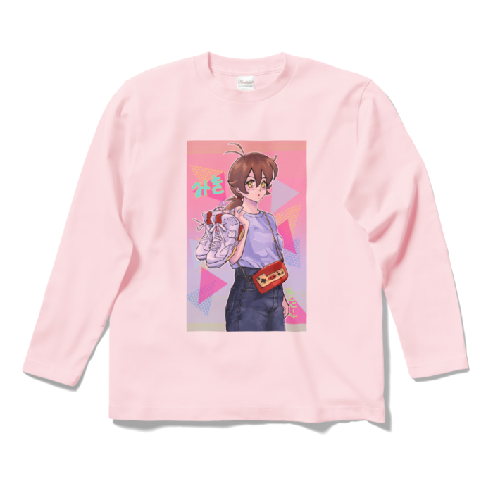ロングスリーブTシャツ - S - ライトピンク